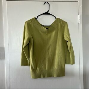 Y2K Lime shoulders off Women's Sweater